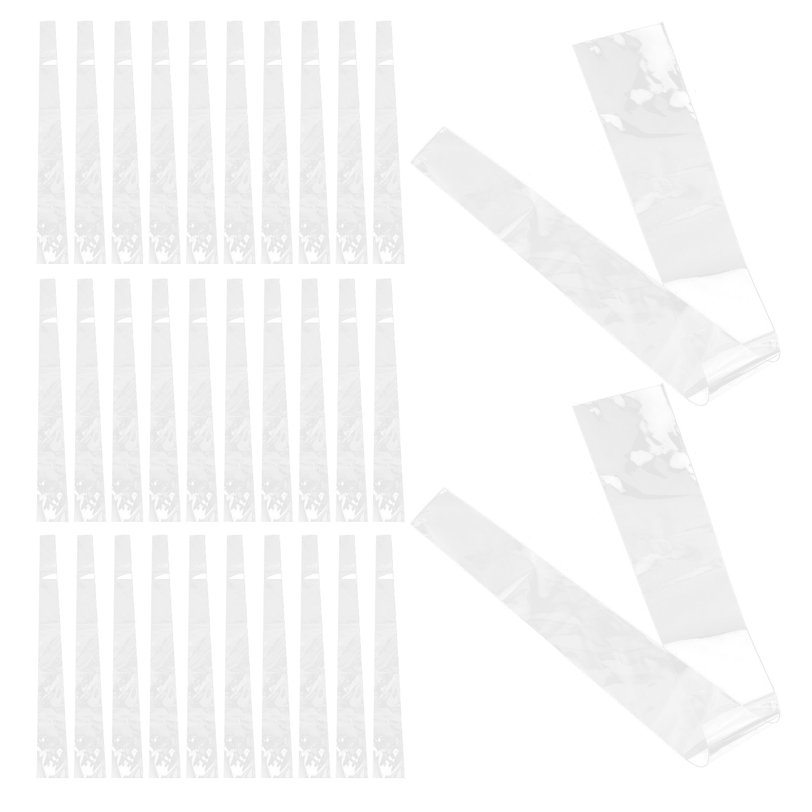 Men Accessories Bag - 100 pezzi di custodie trasparenti per
