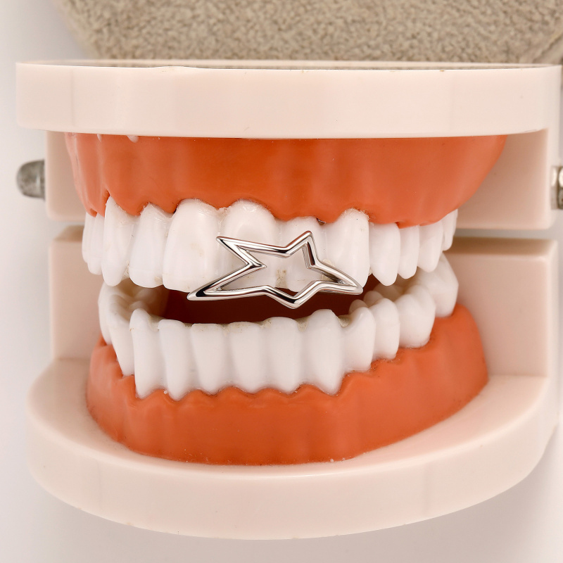 Men'S Accessories For Christmas - Grillz per Denti Y2K Cyberpunk Lucidi