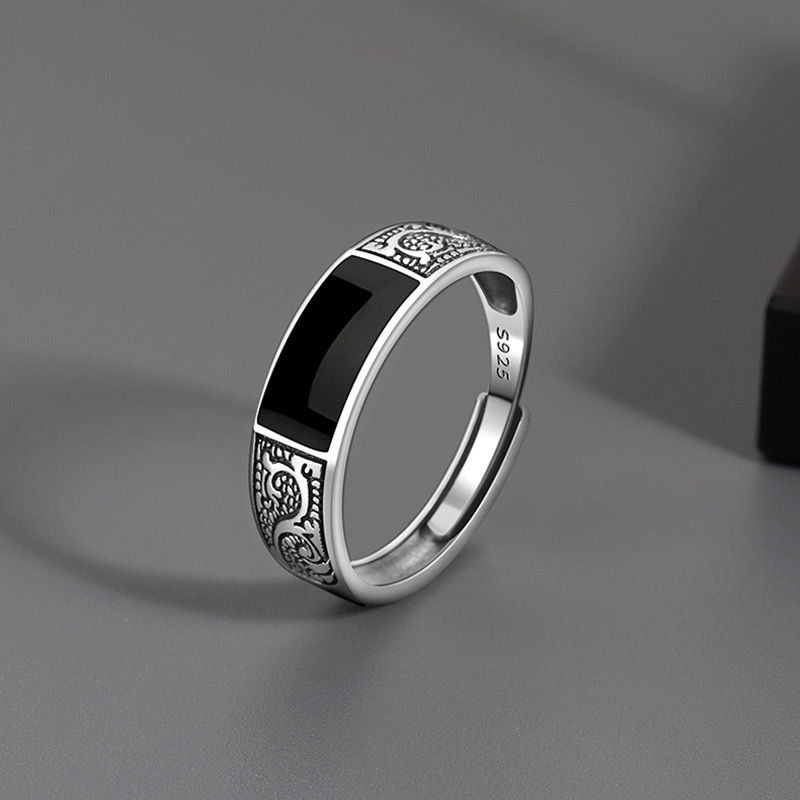 Men'S Minimalist Accessories - Anelli in argento sterling 925 per