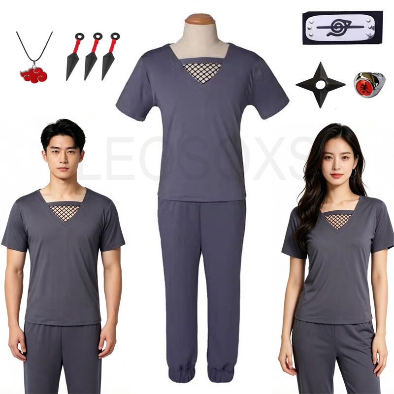 Men Accessories Korea - Costume Cosplay Uchiha Itachi, Outfit Akatsuki