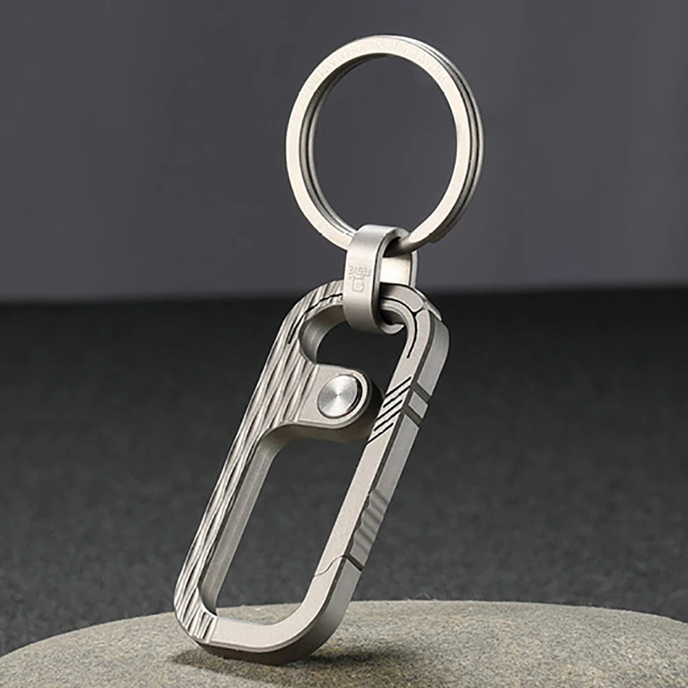 Men'S Accessories Premium - Portachiavi per auto in titanio di