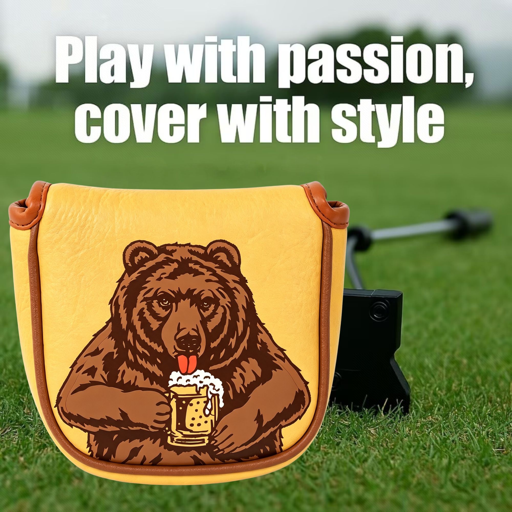Copritesta da golf ricamato co - Men'S Accessories For Christmas recensione e prezzo