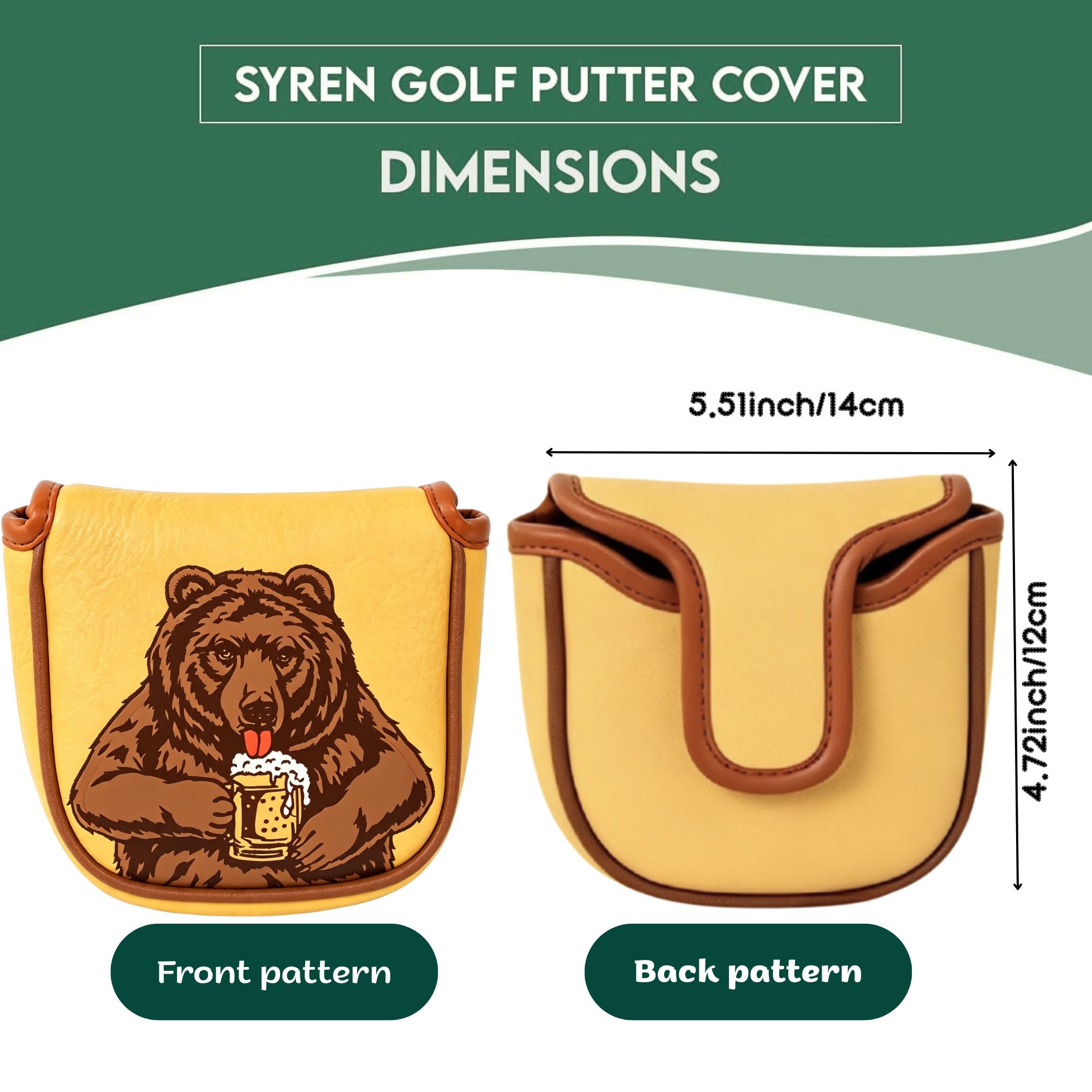 Copritesta da golf ricamato co - Men'S Accessories For Christmas recensione e prezzo