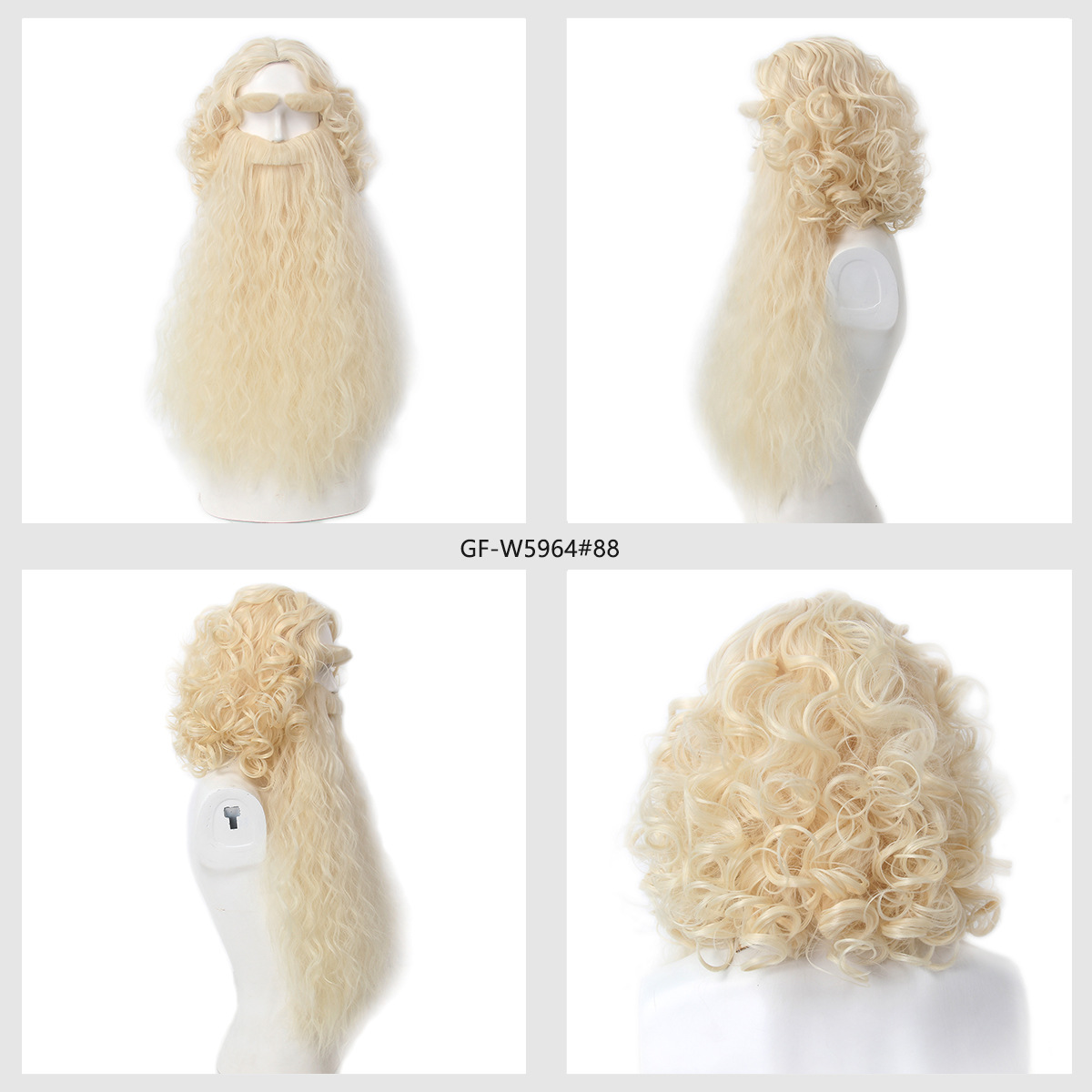 Parrucca per capelli di Babbo  - Men'S Accessories For Christmas recensione e prezzo