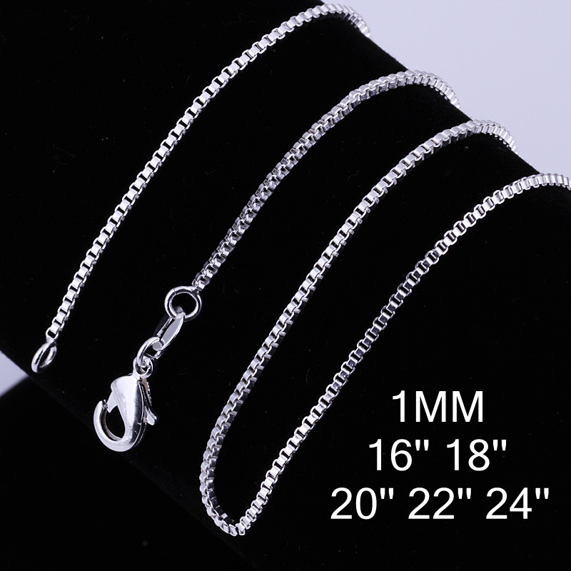 10 pz 16-24 pollici 925 Sterli - Men Accessories Gift Box recensione e prezzo