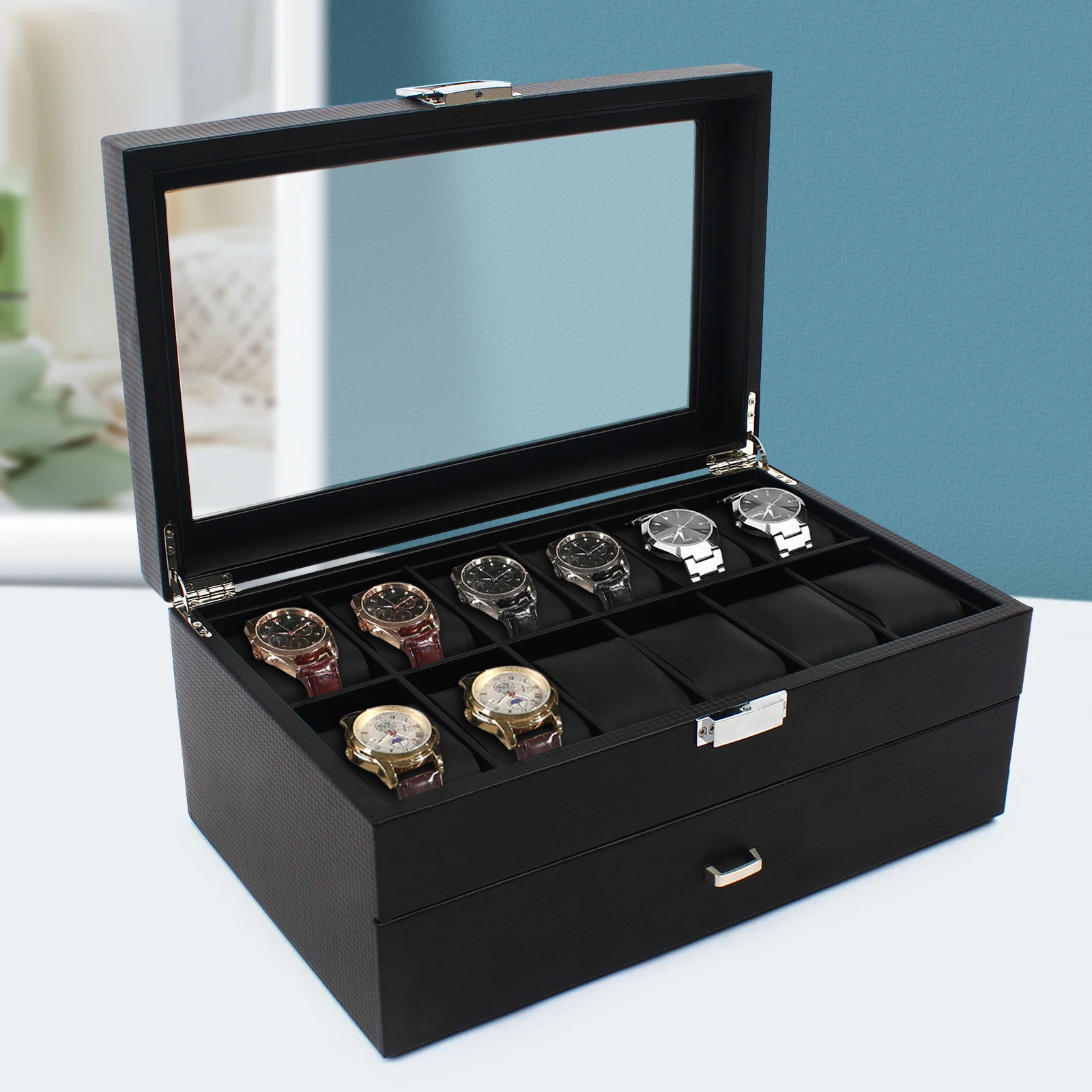 NUOVA scatola per orologi a 2  - Men Accessories Gift Box recensione e prezzo